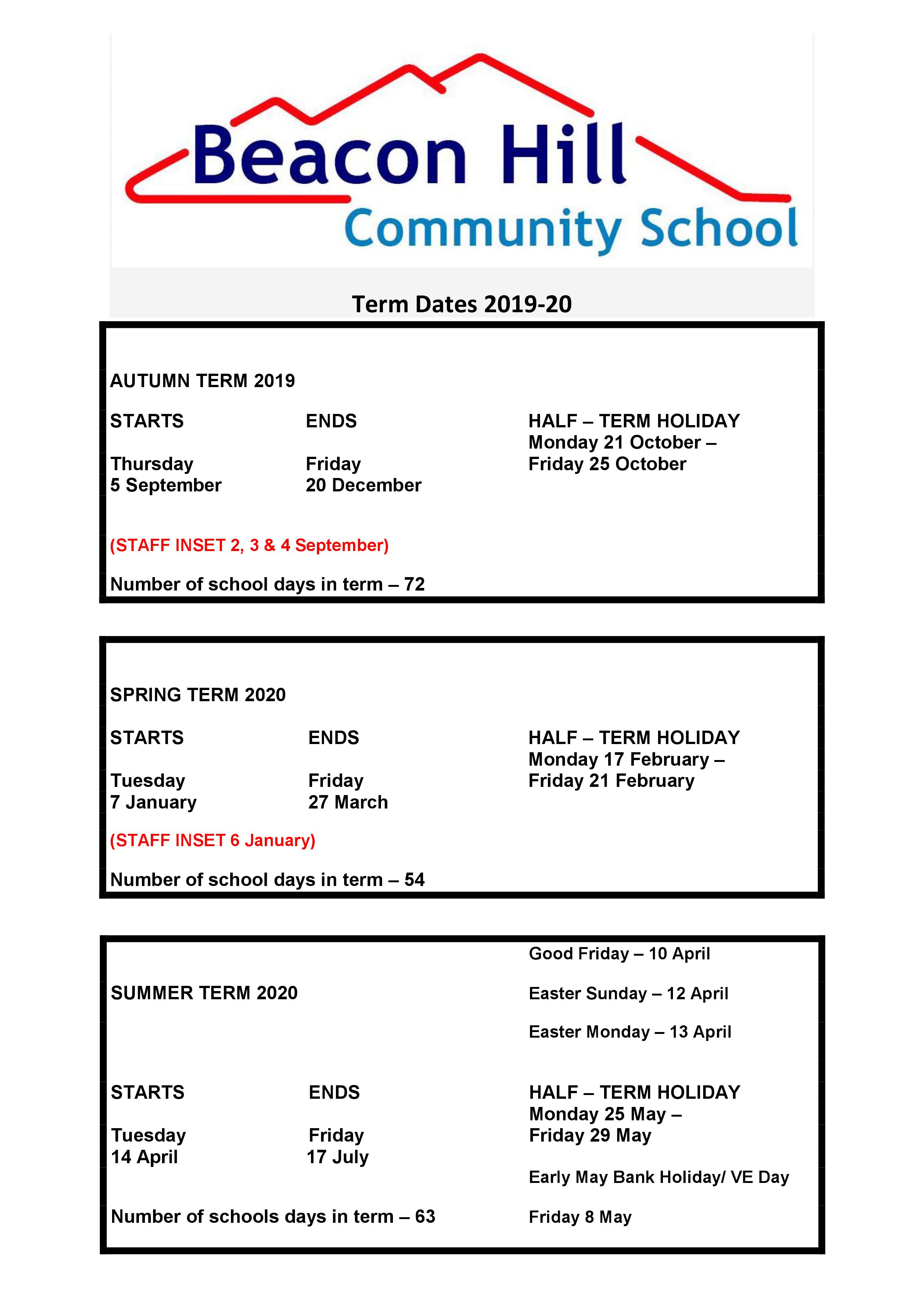 Cumbria County Council Term Dates 2024/25 Grete Tammara